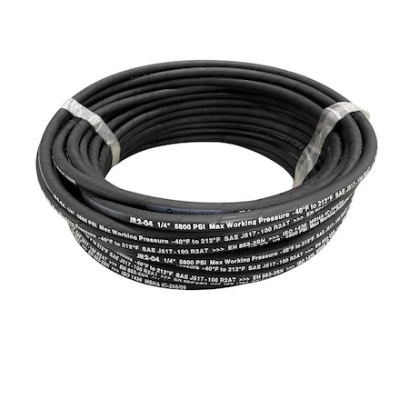 Hydrauli-Flex 1/4" SAE 100-R2 SN 2-Wire MSHA  Hydraulic Hose Hose 100Ft JR2-04-100